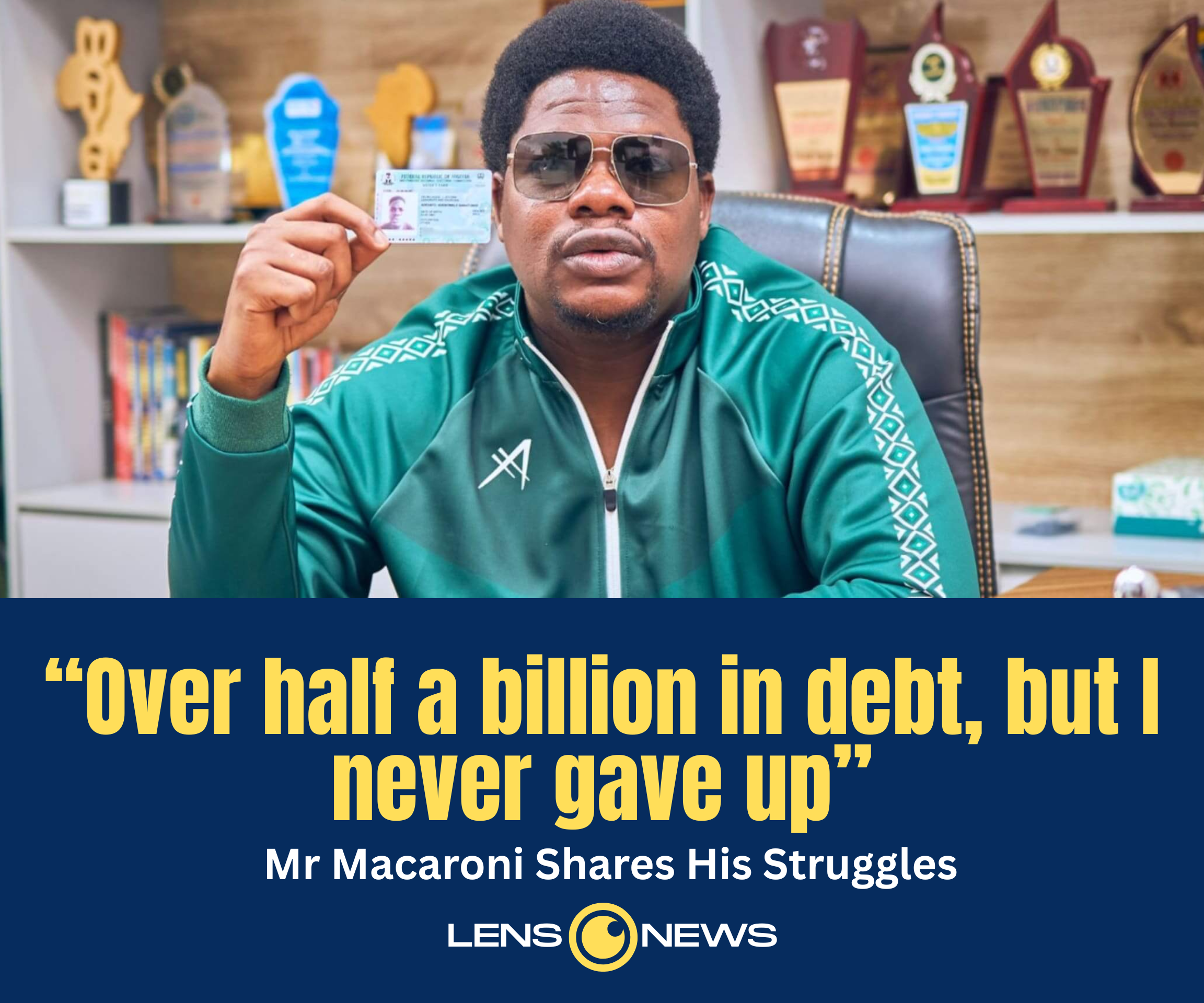 Mr Macaroni Shares Personal Struggles and Resilience in Emotional Social Media Post