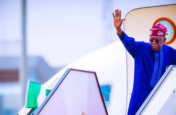 Tinubu Heads to Lagos for ECOWAS 50th Anniversary Celebration Tinubu Heads to Lagos for ECOWAS 50th Anniversary Celebration