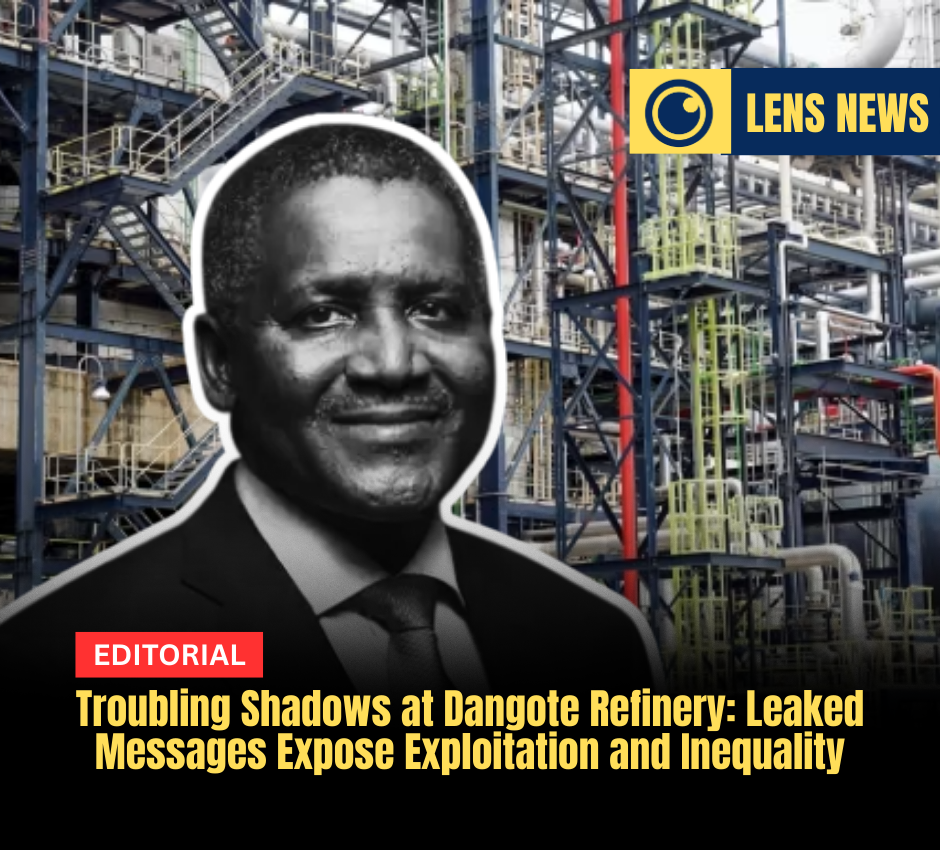 Troubling Shadows at Dangote Refinery: Leaked Messages Expose Exploitation and Inequality