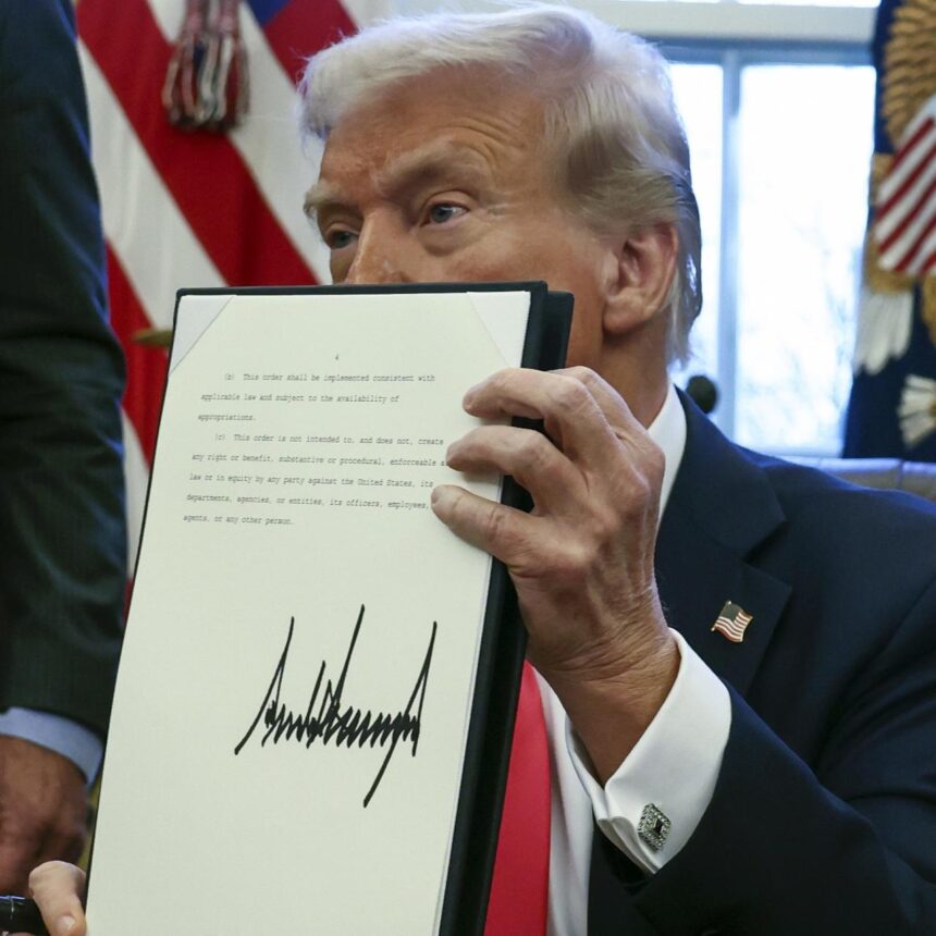 Trump Signs Order Handing TikTok To U.S. Owners