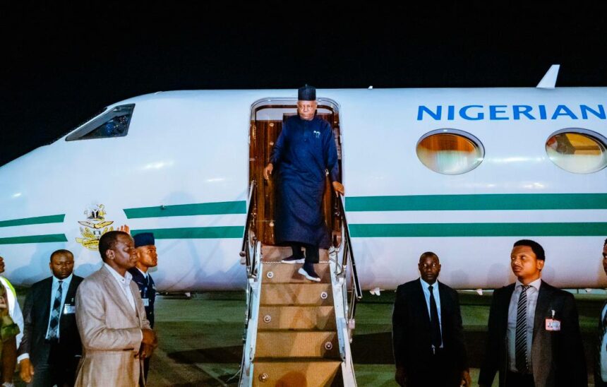 Shettima back in Abuja after UNGA, Germany talks