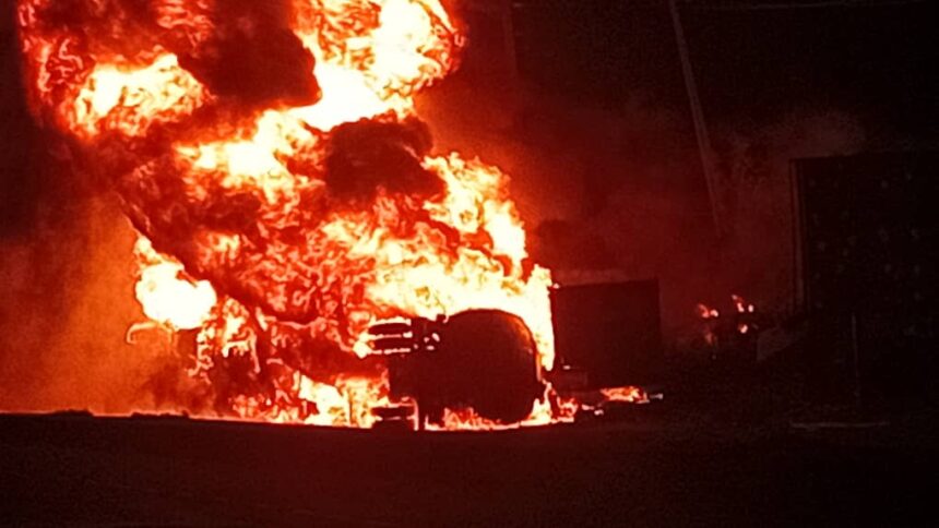 Many feared dead as tanker explodes on Abeokuta–Sagamu road